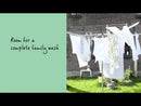 BRABANTIA 50m Rotary Cloth Dryer + Ground Spike + Cover Metallic Grey - 310829