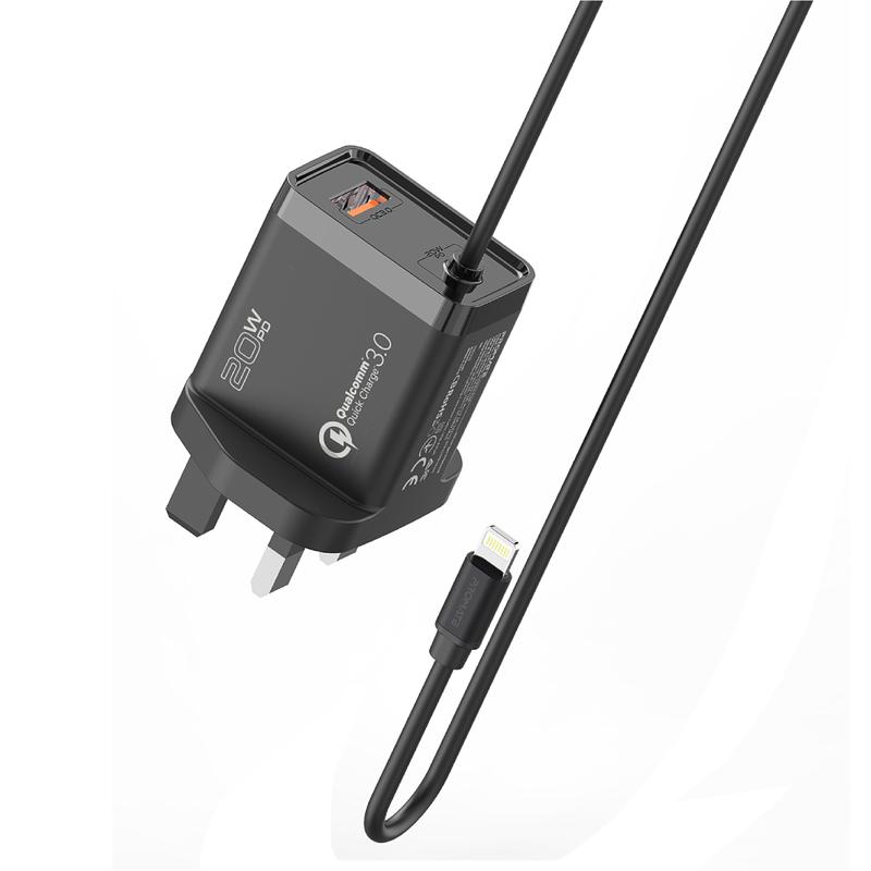 PROMATE 20W Ultra-Fast Charging Wall Charger - ICHARGE-PDQC3