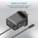PROMATE 20W Ultra-Fast Charging Wall Charger - ICHARGE-PDQC3