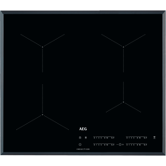 AEG 60cm Built-In Induction Hob with 4 Cooking Zones - IKB64431FB - Sept Promo till 30 Sept