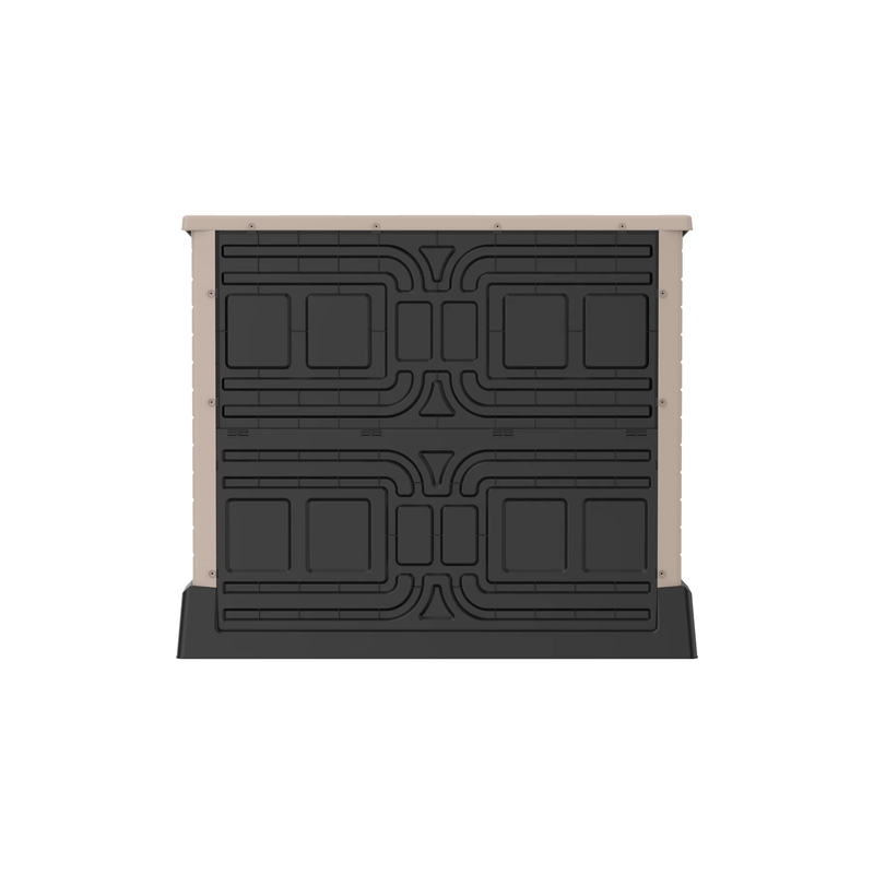 COSMOPLAST 850L Cedargrain Storage Shed - IFOFGB001 - Last on Display @ Bagatelle Concept Store - Sept Promo or Until Stock Last