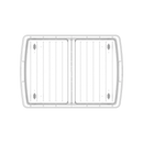 COSMOPLAST 25L/ 45L Clear Plastic Underbed Storage Box with Wheels & Lockable Lid - IFHHST Series