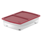 COSMOPLAST 25L/ 45L Clear Plastic Underbed Storage Box with Wheels & Lockable Lid - IFHHST Series