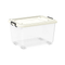 COSMOPLAST 55L / 33L / 22L Clear Plastic Storage Box with wheels & Lockable Lid - IFHHST Series - Sept Promo or Until Stock Last