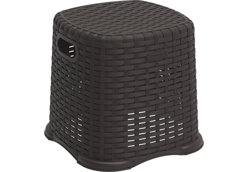 COSMOPLAST Cedarattan Step Stool - IFHHXX326 - Sept Promo or Until Stock Last