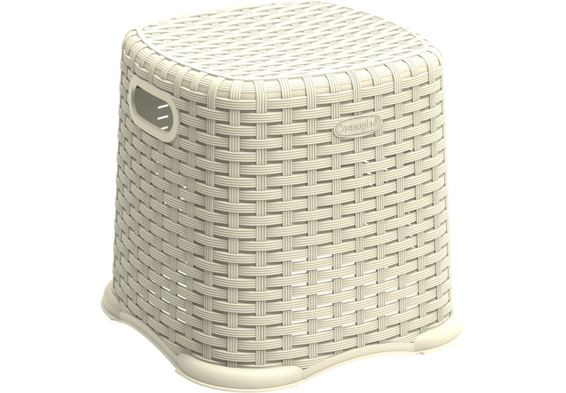 COSMOPLAST Cedarattan Step Stool - IFHHXX326 - Sept Promo or Until Stock Last