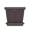 COSMOPLAST 10L / 20L/ 30L / 45L Cedargrain Square Planter with Tray - IFFPXX Series