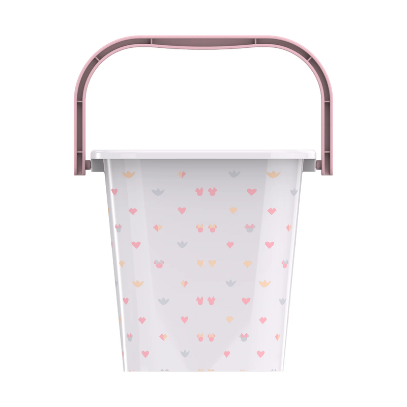 COSMOPLAST 3L Disney Mickey & Friends Girls Square Sand Bucket with Handle - IFDIMFGBU146