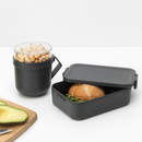 BRABANTIA Make & Take Lunch Set, 2 pieces (Soup Mug + Lunch Box Medium Plastic) - 206665