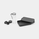 BRABANTIA Make & Take Break Set, 2 pieces (Water Bottle + Lunch Box Flat Plastic) - 206689