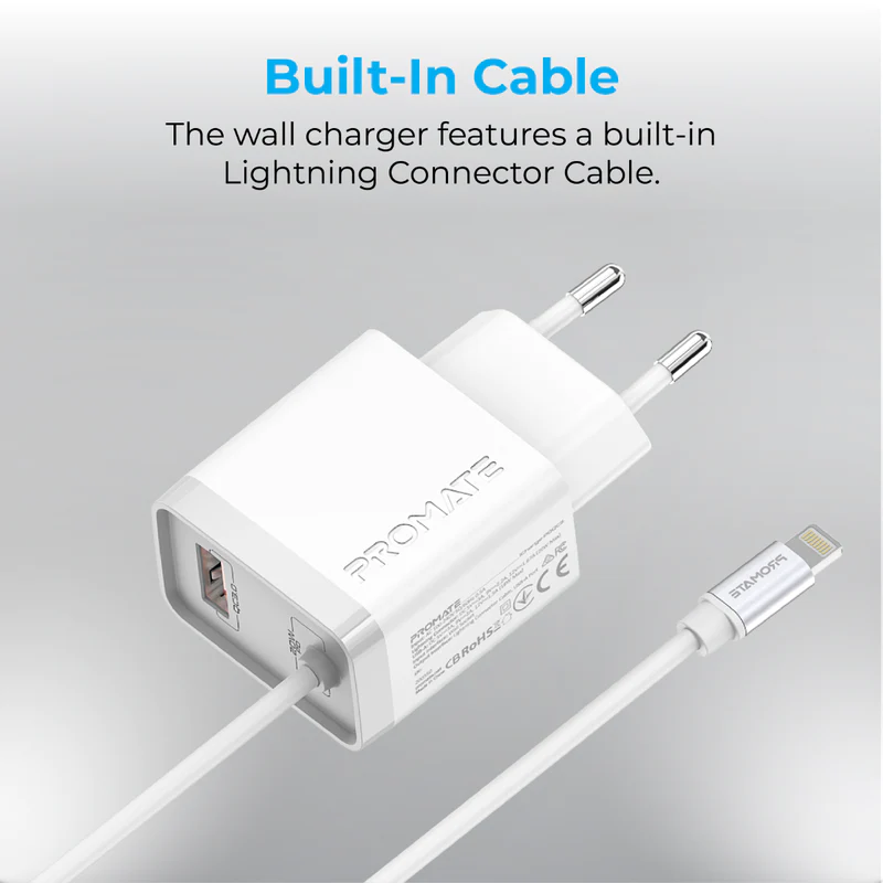 PROMATE 20W Ultra-Fast Charging Wall Charger - ICHARGE-PDQC3