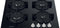 INDESIT 60cm Built in Gas Hob with 4 Burners - ING61S/BK