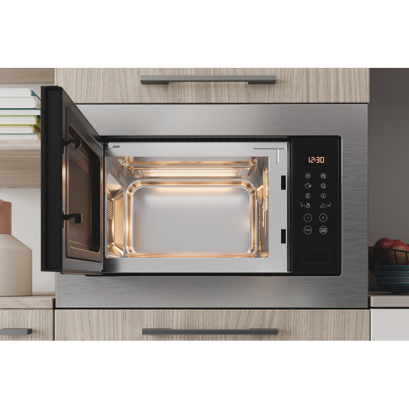 INDESIT 25L Built in Microwave Grill - MWI125GXUK -  RL Exclusive