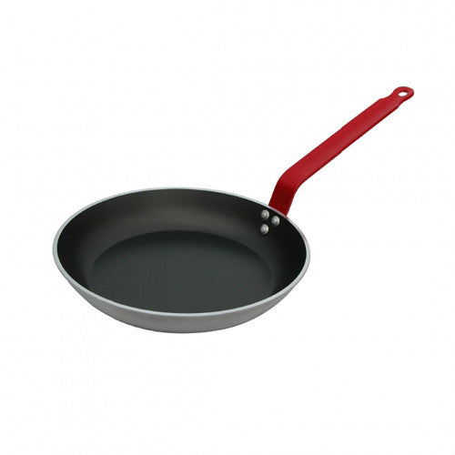 DE BUYER HACCP Fry Pan Choc 5 Resto Induction Red Handle 28cm - 8450.28
