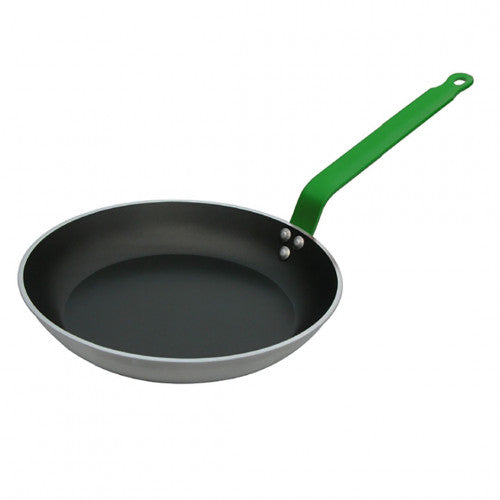 DE BUYER HACCP Fry Pan Choc 5 Resto Induction Green Handle 28 cm - 8460.28