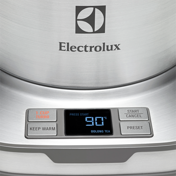 ELECTROLUX 1.7L Cordless Stainless Steel Smart Kettle Expressionist Collection - EEWA7800