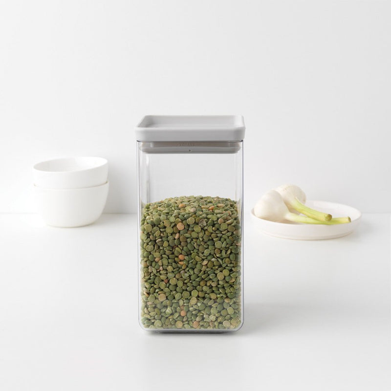 BRABANTIA Tasty+, 1.6L Canister, Light Grey - Sept Promo till 30 Sept