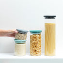 BRABANTIA Set of 3 Mix Stackable Glass Jars - 298325