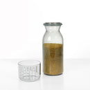 BRABANTIA Storage Jar with Measuring Cup, Set of 2 Dark Grey - 290329