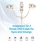 PROMATE UNILINK-TRIO USB-A to Lightning, Type-C and Micro-USB, 2mt - Sept Promo till 30 Sept