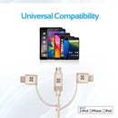 PROMATE UNILINK-TRIO USB-A to Lightning, Type-C and Micro-USB, 2mt - Sept Promo till 30 Sept
