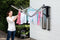 BRABANTIA 24m WallFix Dryer + Protection/Storage Box Metallic Grey - 475924