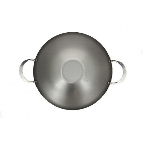 DE BUYER Wok MINERAL B Element 28 cm with Two Handle - 5619.28